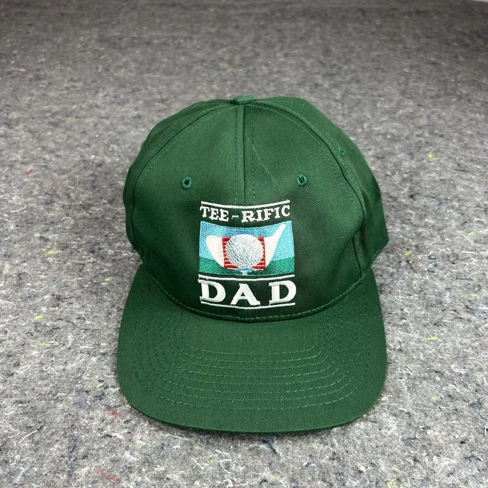 Tee-Rific Men's Dad Hat One Size Adjustable Green Golf Cap HMK Used
